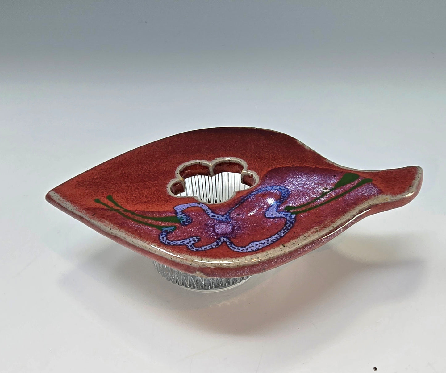 Ikebana Flower Frog Vase