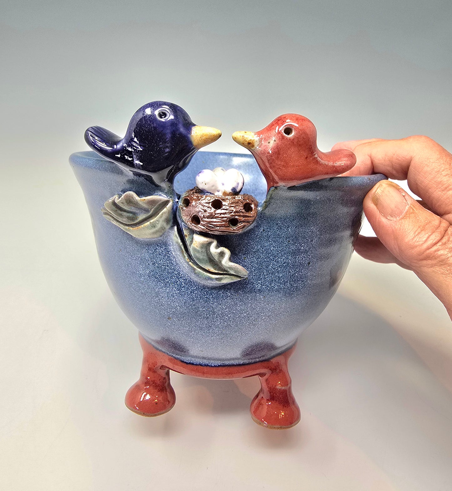 Bird Bowl on Feet