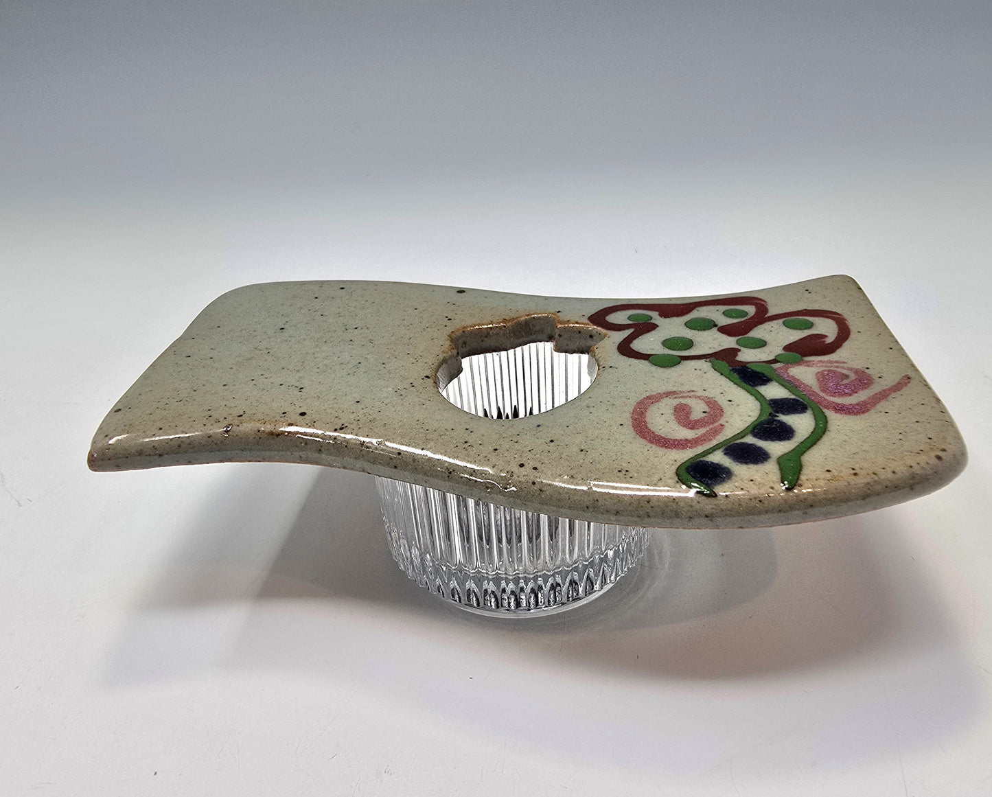 Ikebana Flower Frog Vase