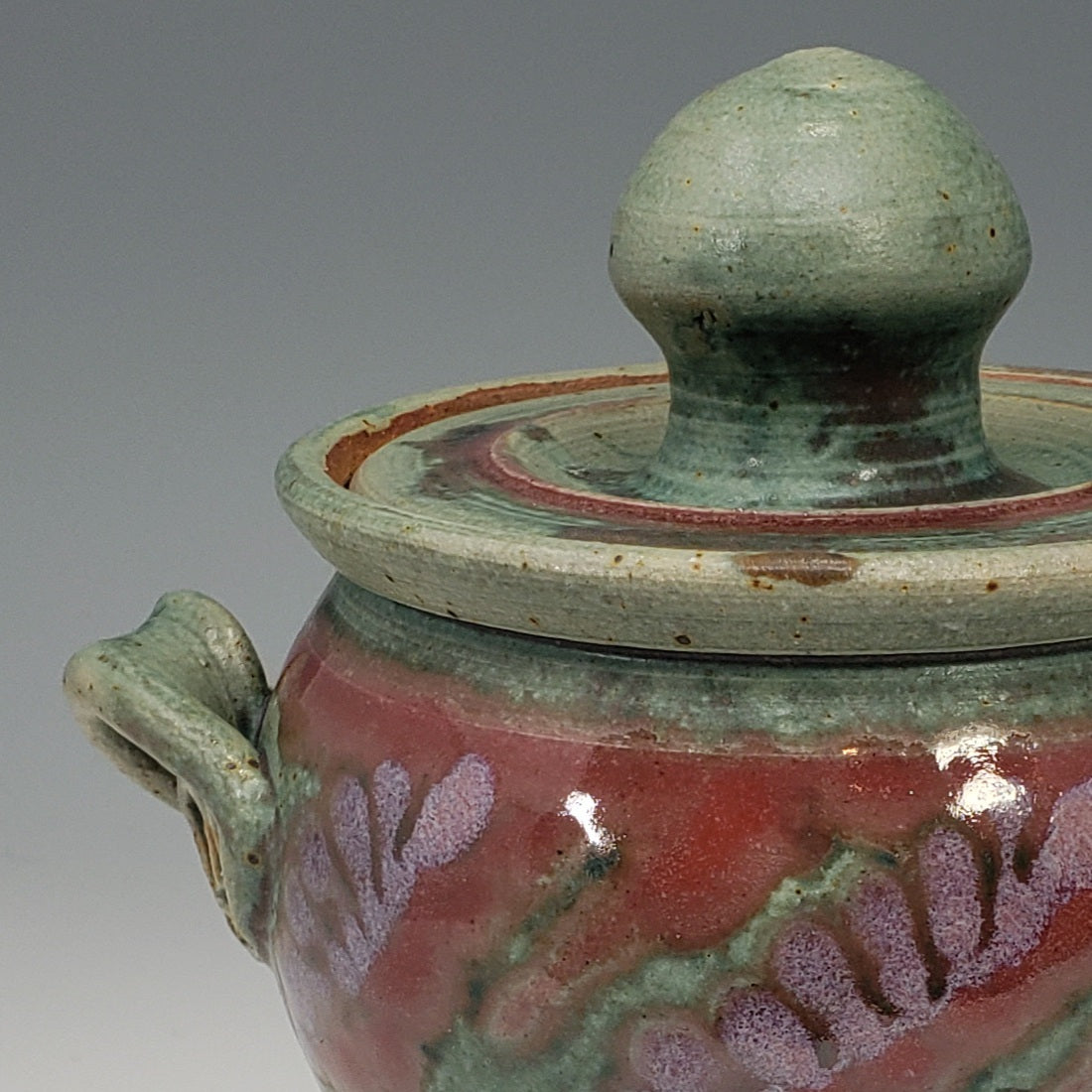 Footed Lidded Jar