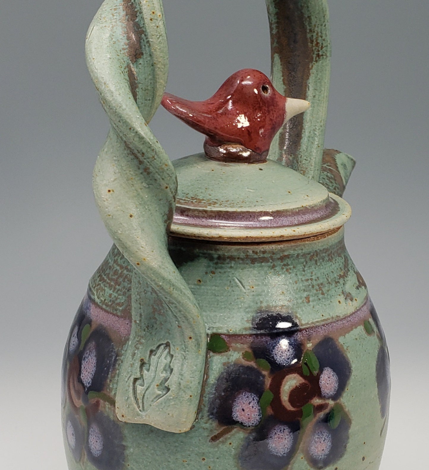 Teapot with Bird