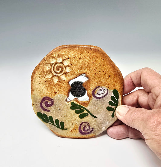 Ikebana Flower Frog Vase