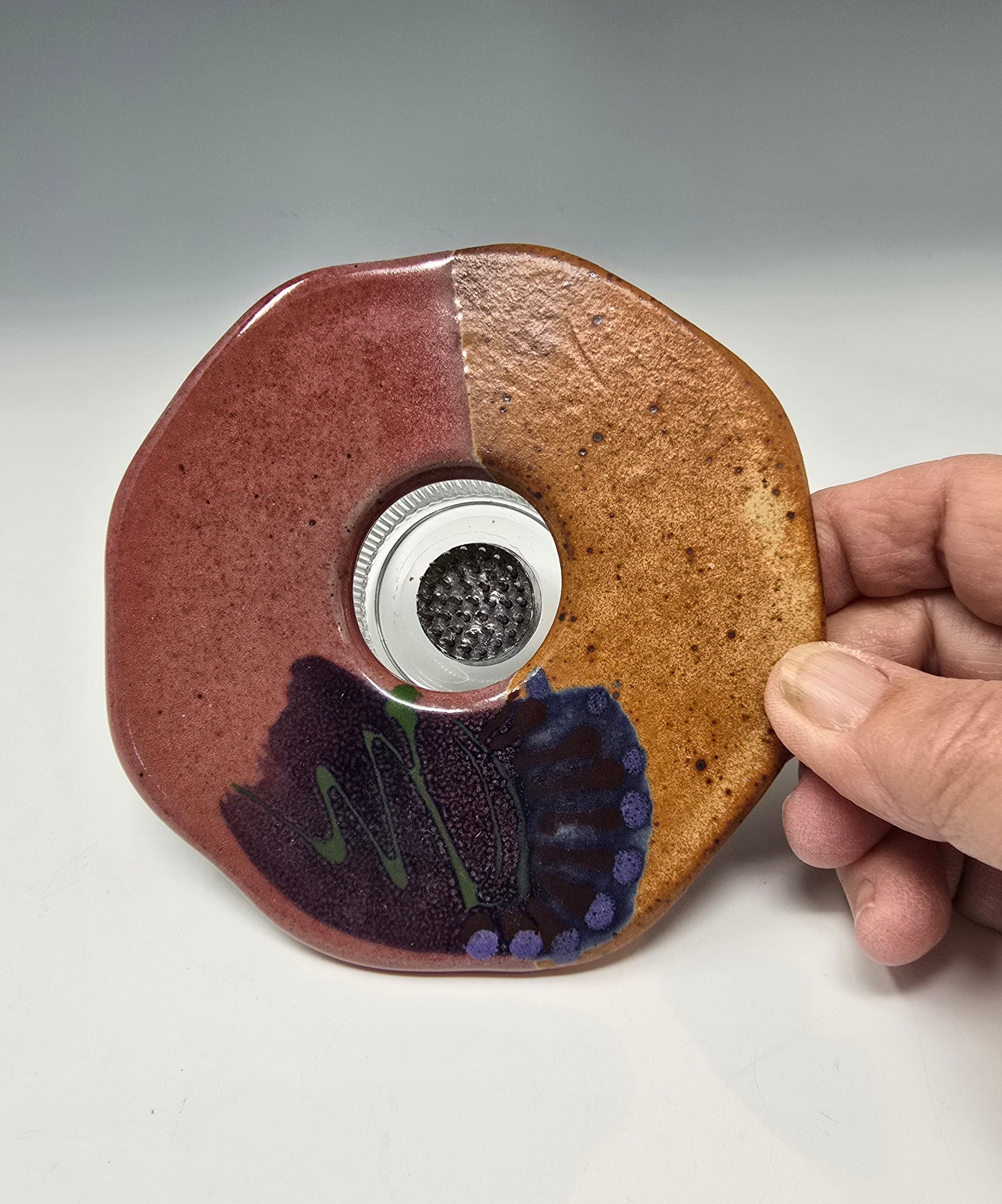 Ikebana Flower Frog Vase