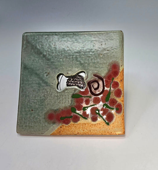 Ikebana Flower Frog Vase