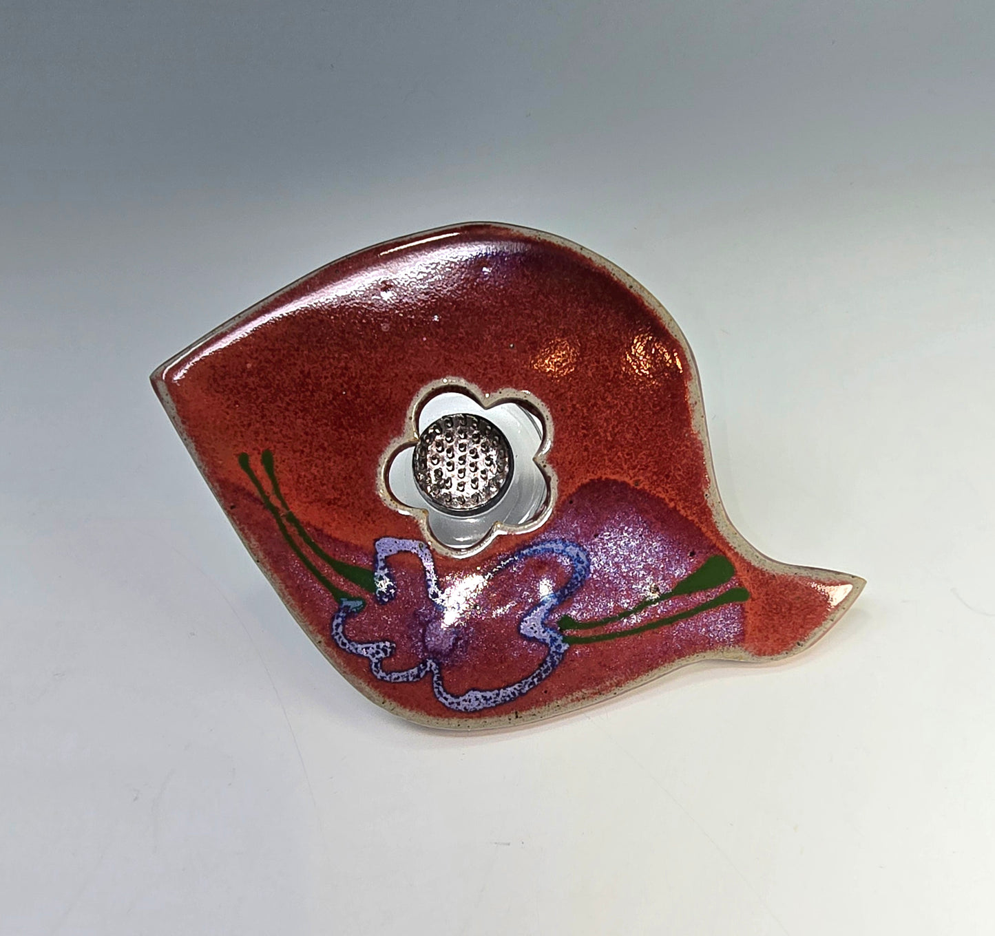 Ikebana Flower Frog Vase