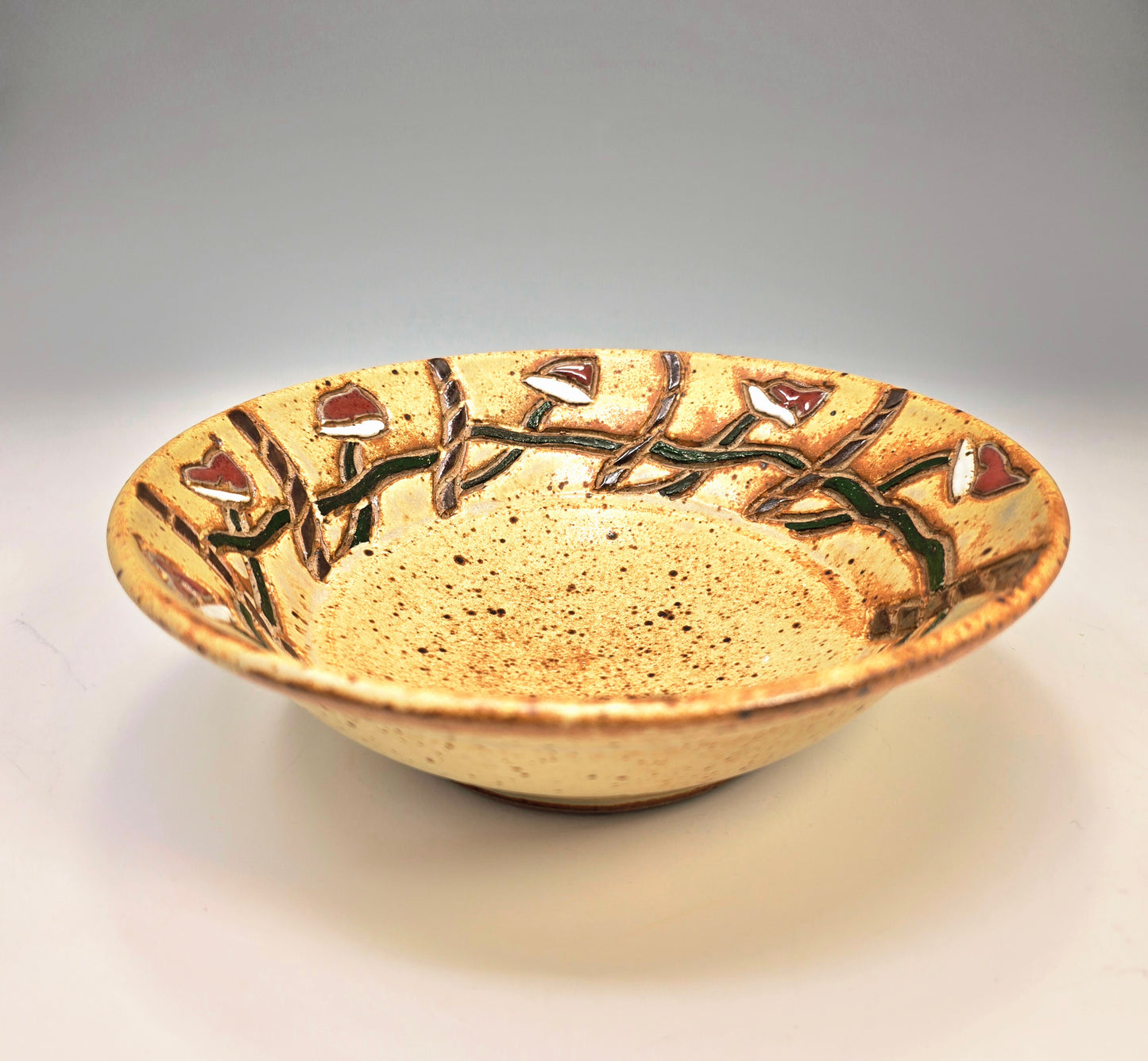Bowl with Carving