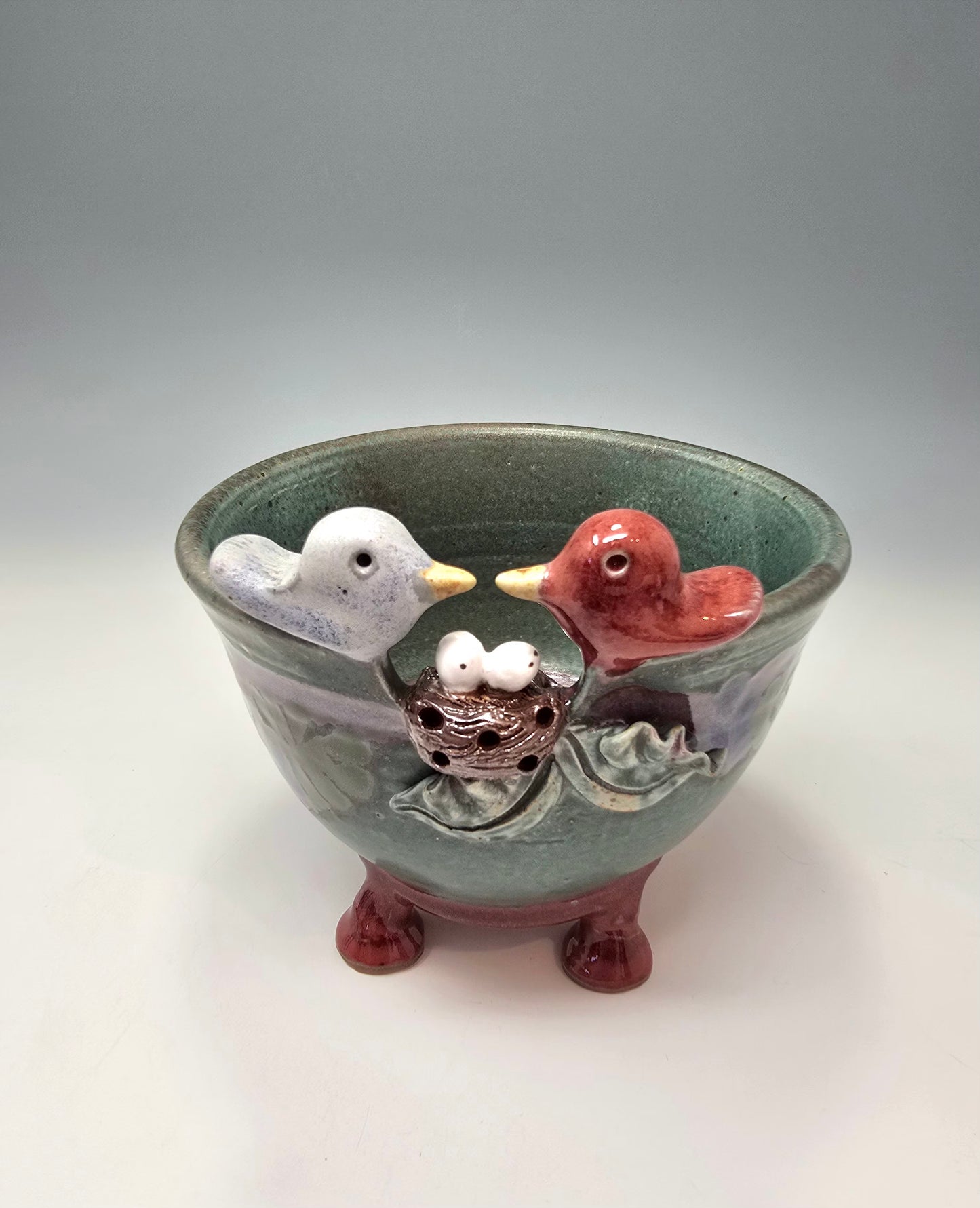Bird Bowl on Feet