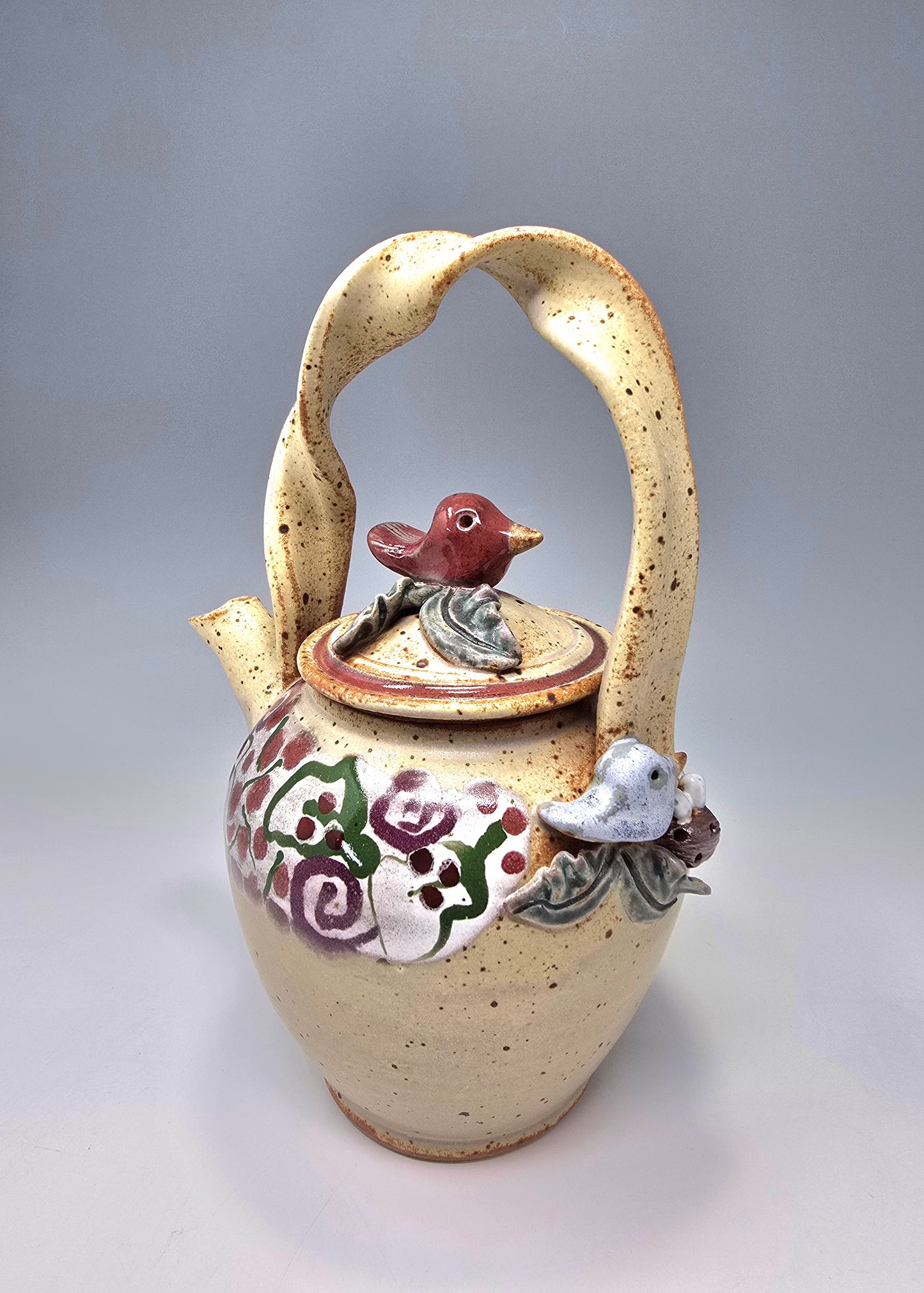 Teapot with Birds