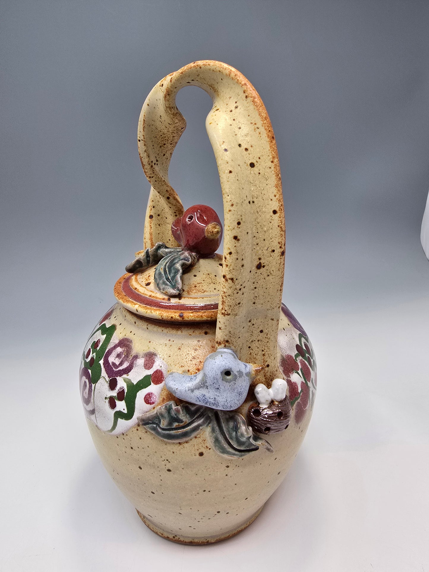 Teapot with Birds
