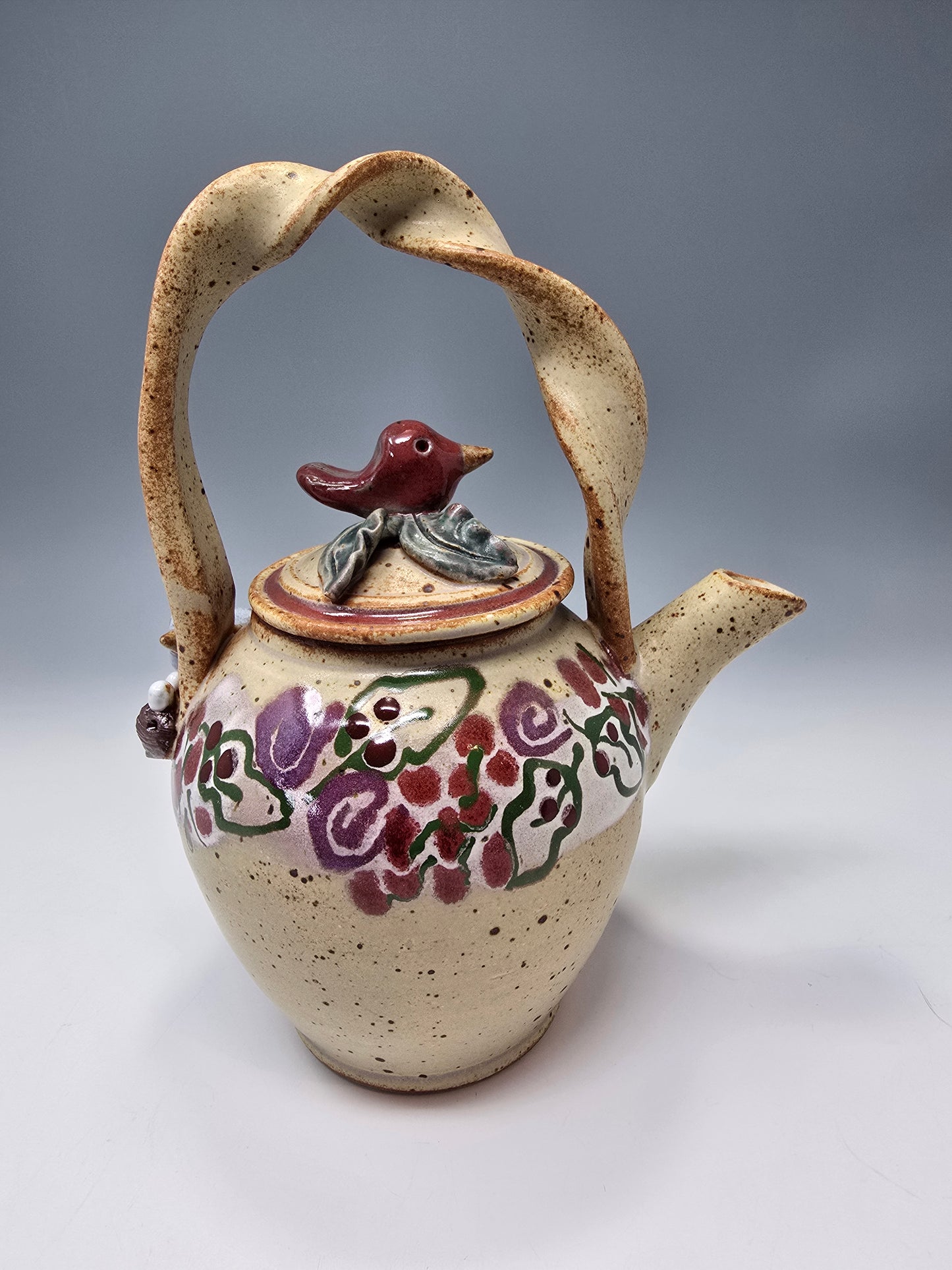 Teapot with Birds