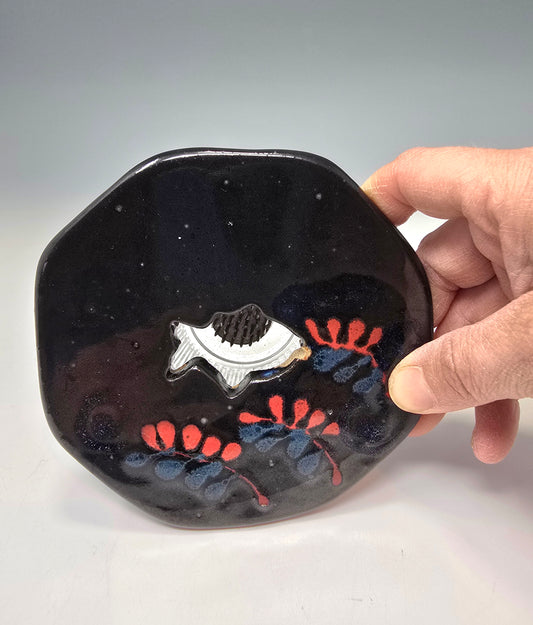 Ikebana Flower Frog Vase